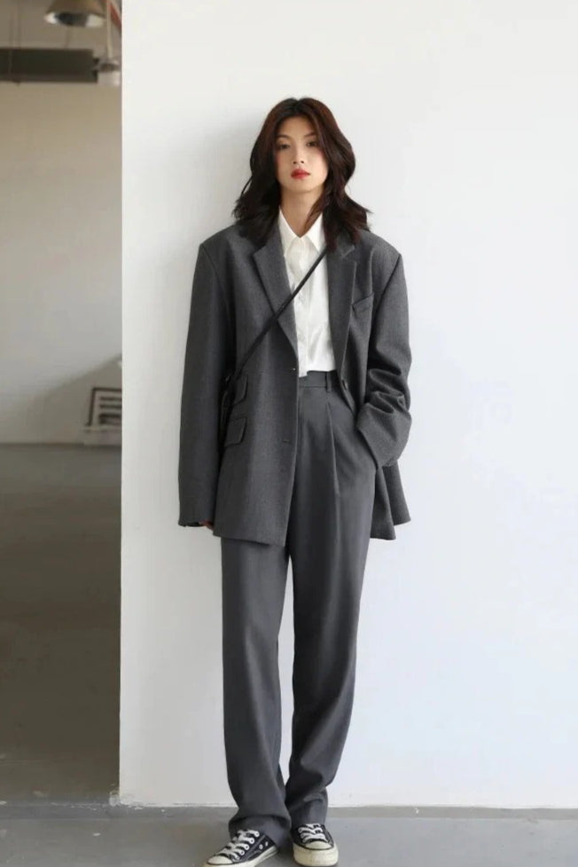 Loose Long Sleeve Office Blazer 3