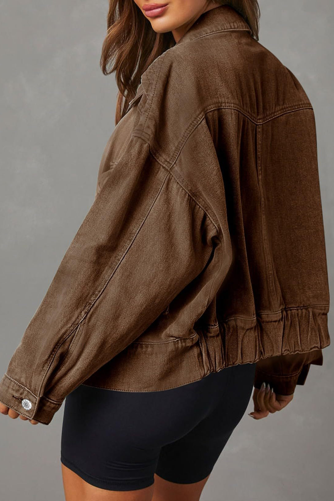 PrincessAce Long Sleeve Denim Work Coat for Durability