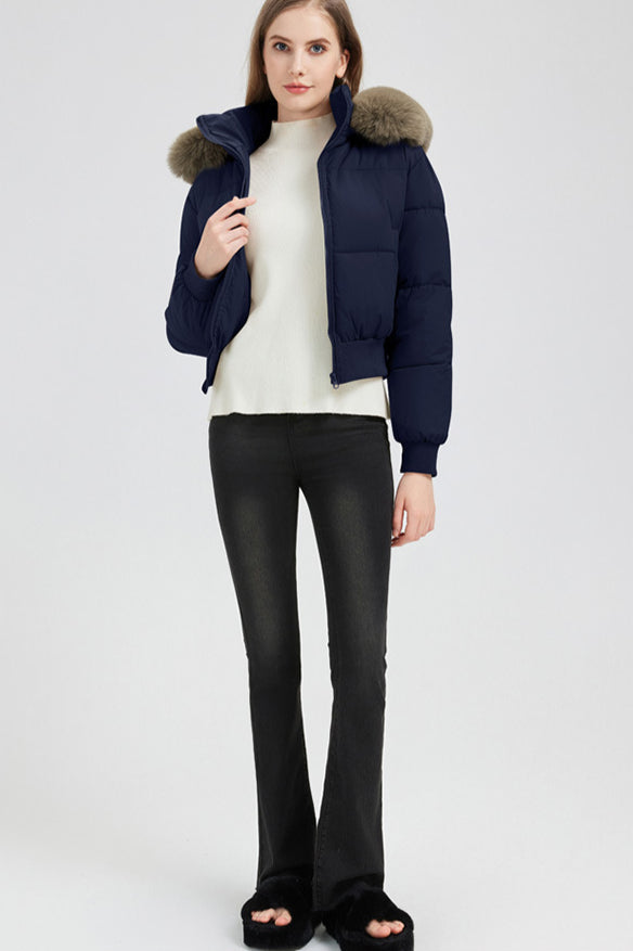 Short Waist Slim Puffer Coat 12