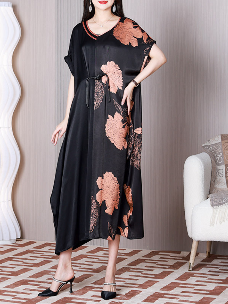 Loose Your Dream V-neck A-line Dress - Fashionpara