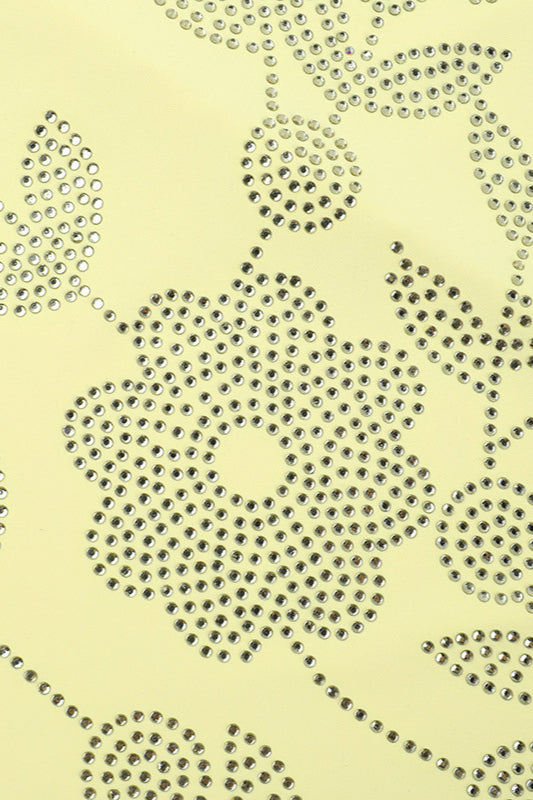 Rhinestone Strapless Bodycon Maxi Dress