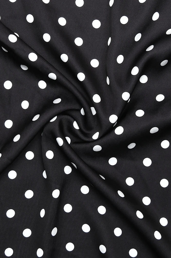 Backless Polka Dot Mini Dress - Fashionpara