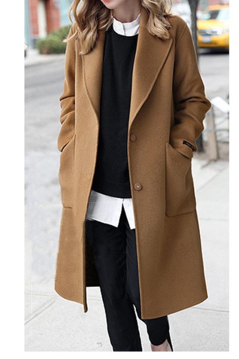 Fashion Woolen coat long coat Fashionpara