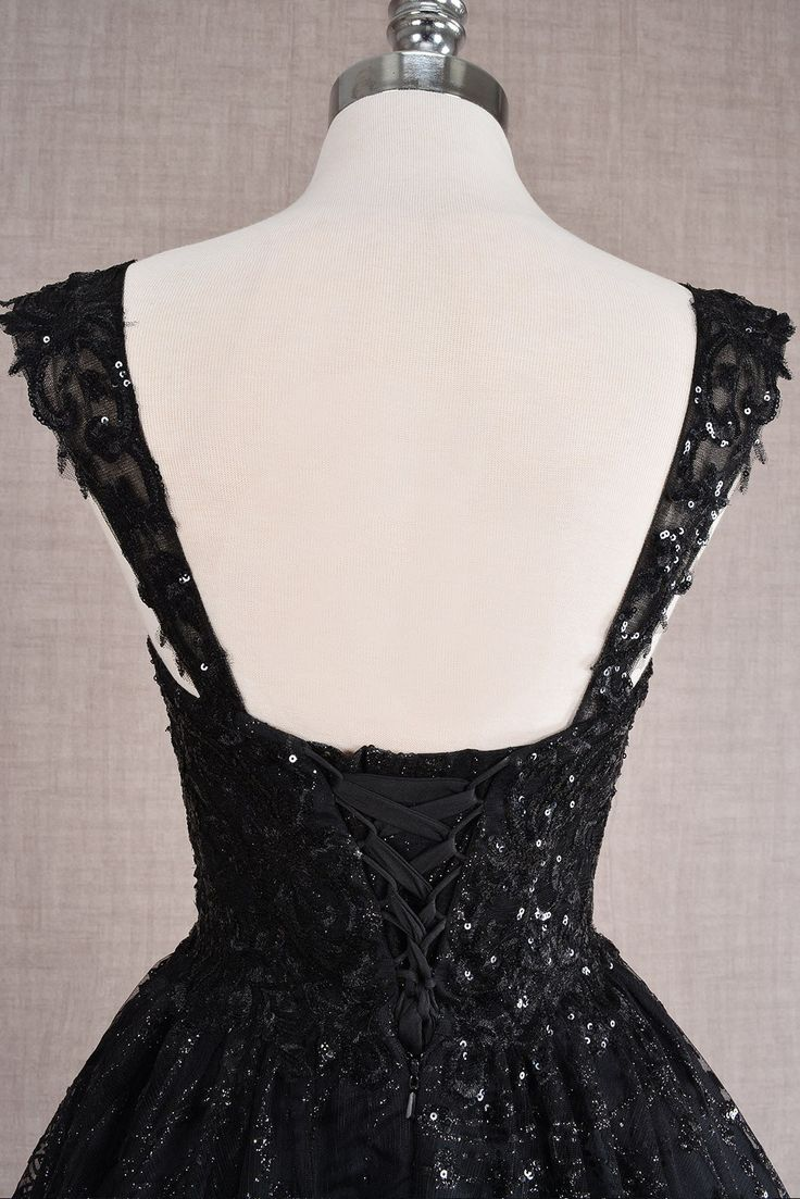 Pretty Gold Lace Butterfly Appliques Short Homecoming Dress Formal 20th Birthday Party Dress S914