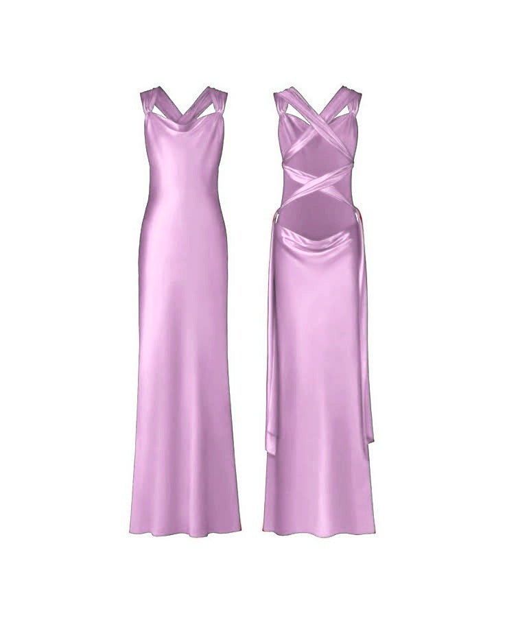 Hot Pink Long Prom Dress New Arrive Party Dress Evening Dress - Fashionpara