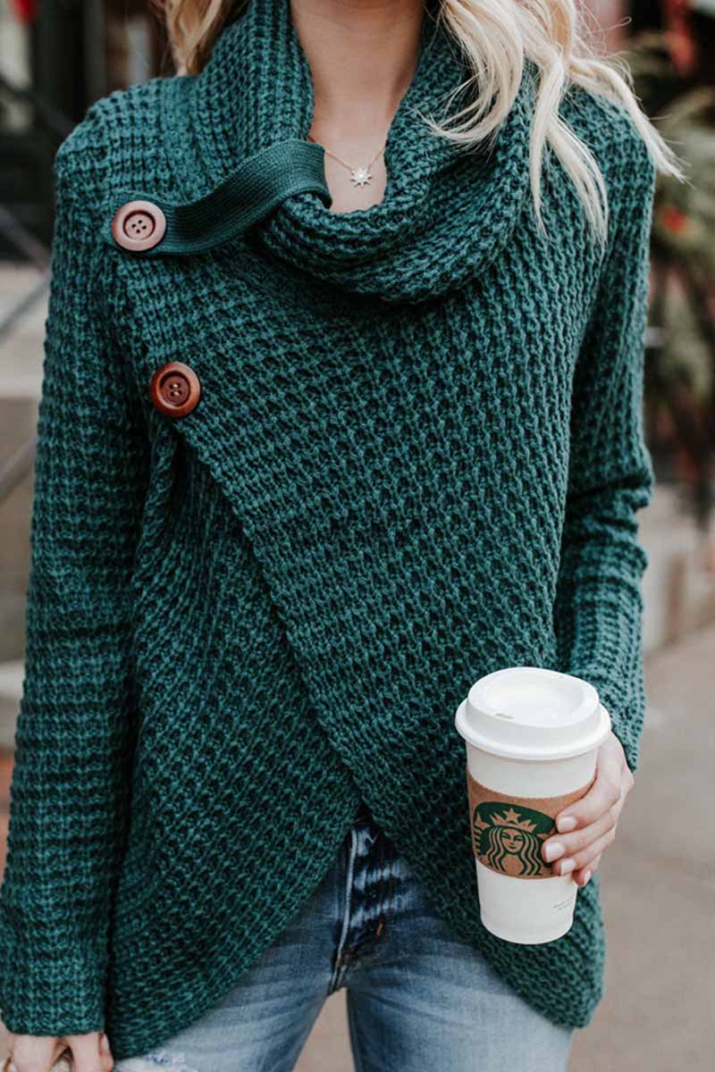 Florcoo Irregular Winter Shawl Coat(6 Colors)