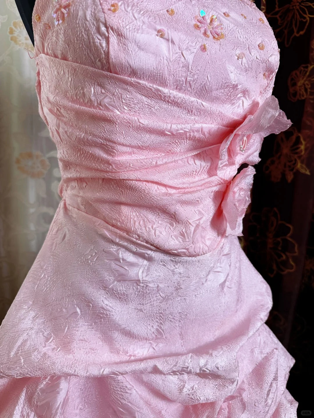 Pink Birthday Outfit Short Evening Dress Short Party Dress Vintage Homecoming Dress - Fashionpara