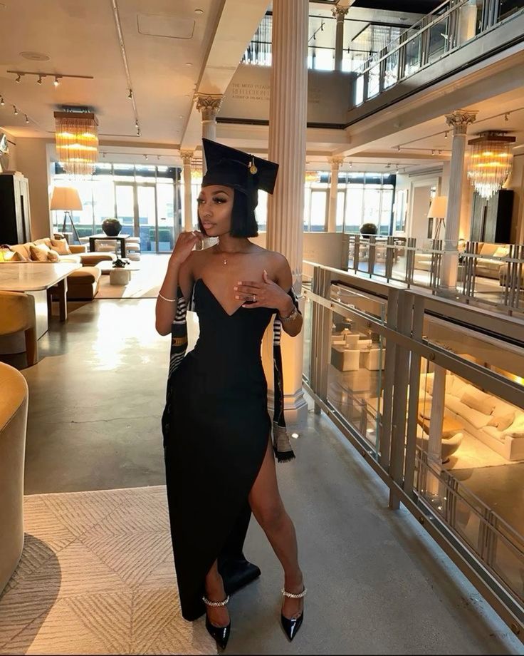 Black Sleeveless Party Prom Dress Graduation Gown - Fashionpara