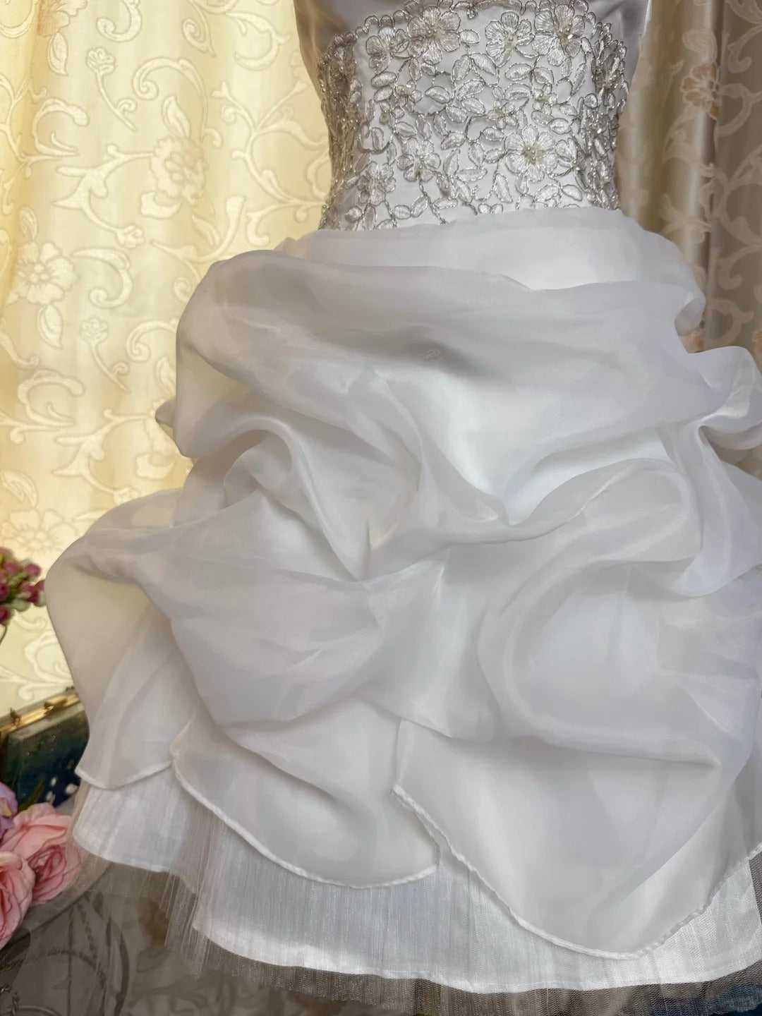 White Birthday Outfit Short Evening Dress Short Party Dress Vintage Homecoming Dress - Fashionpara