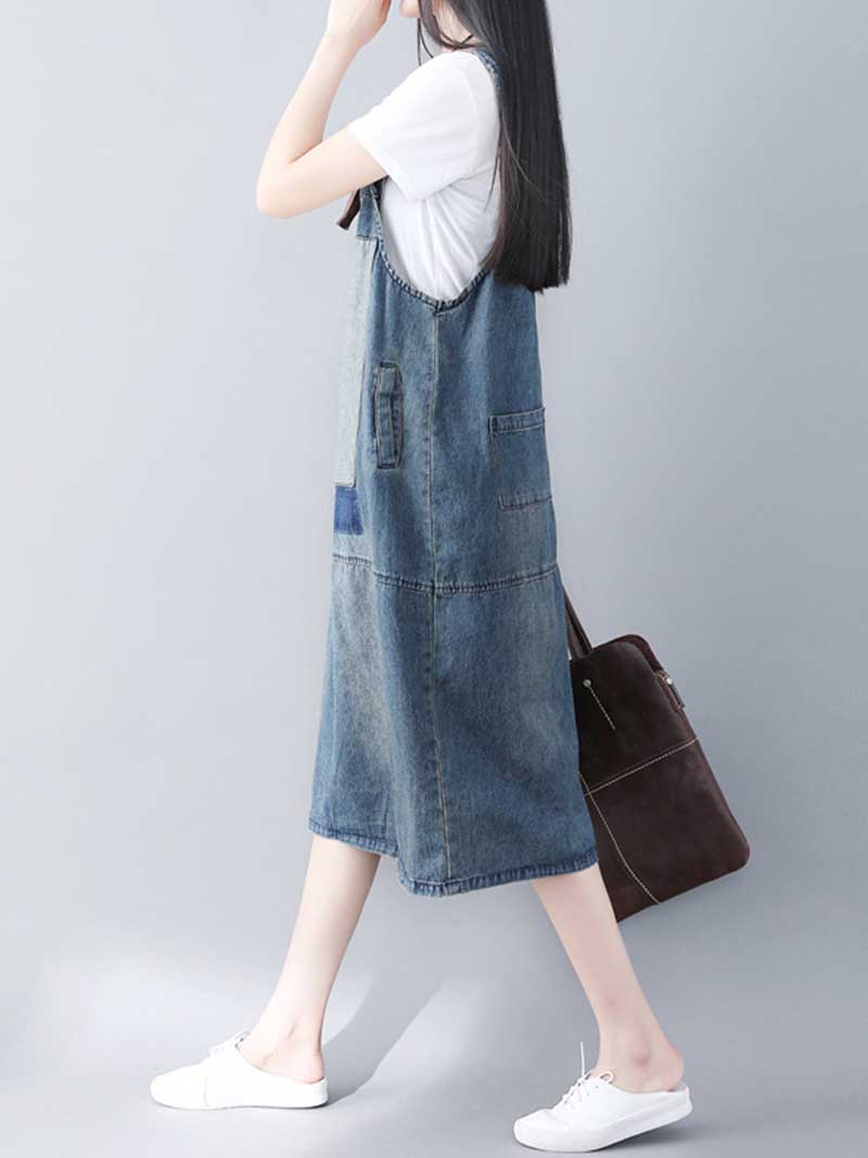 Want Meet You Overall Midi Dress - Fashionpara