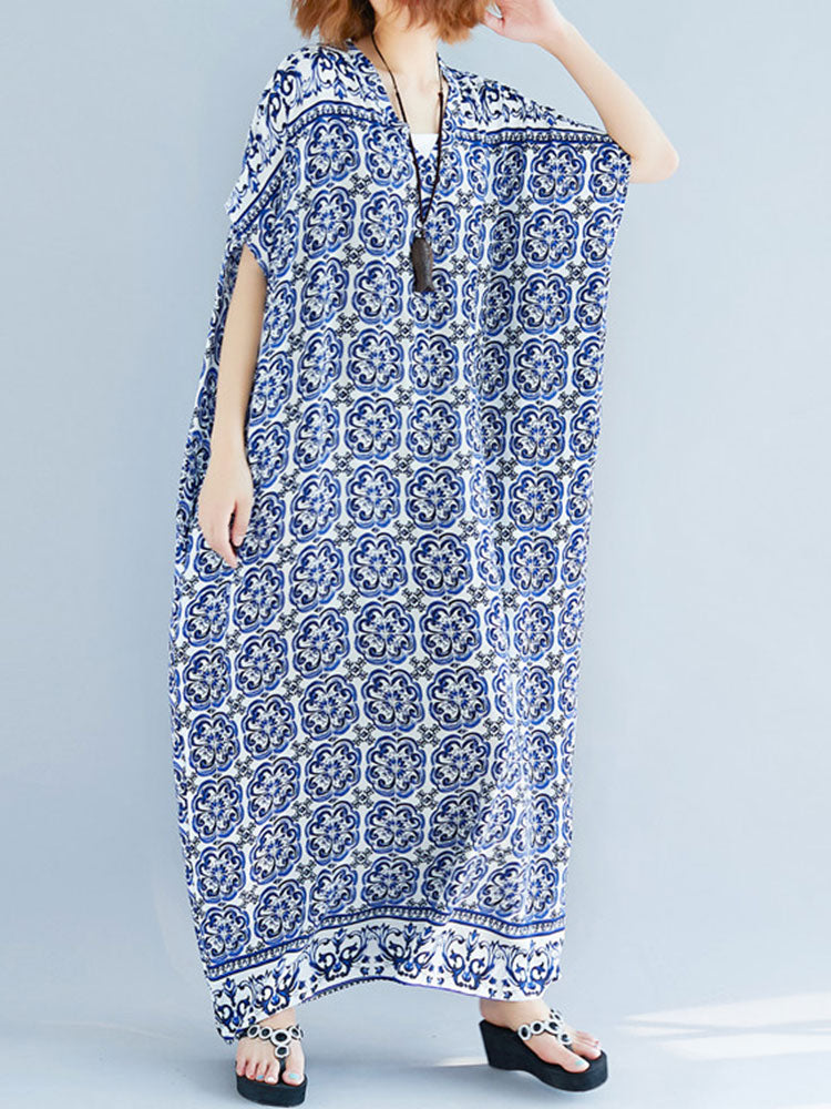 Took A Walk Kaftan Dress - Fashionpara