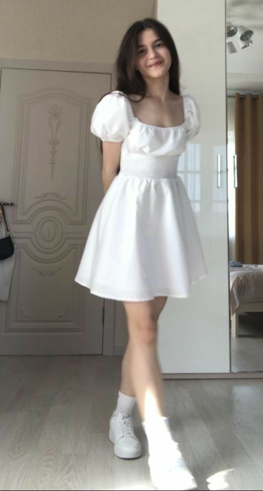 White Birthday Outfit Short Evening Dress Cocktail Dresses Short Party Dress Homecoming Dress - Fashionpara
