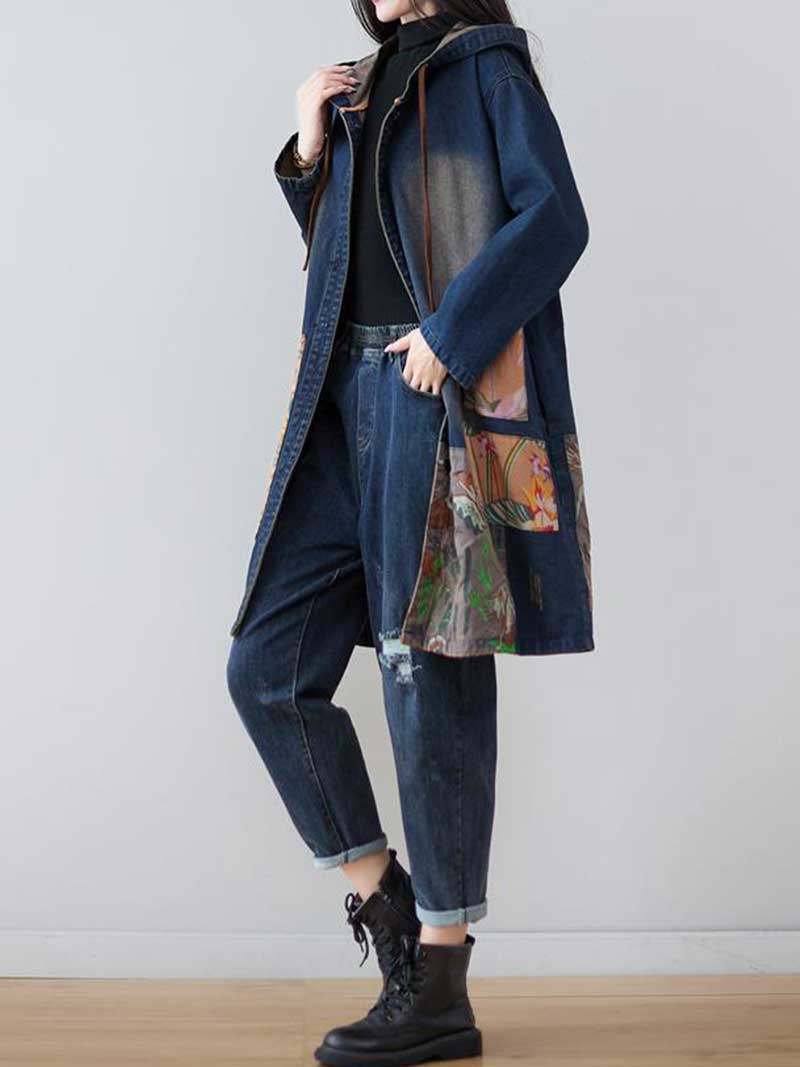 Your Love Is Better Denim Hooded Jacket 3