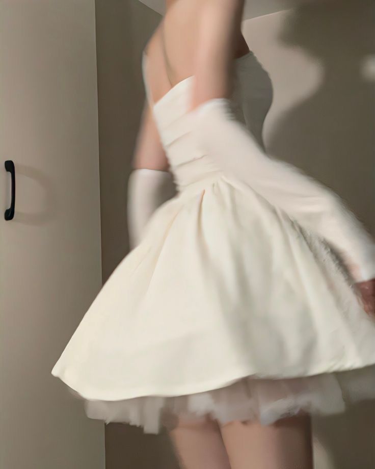 A Line Homecoming Dress Strapless Short Evening Dress Cocktail Dresses Short Party Dress - Fashionpara