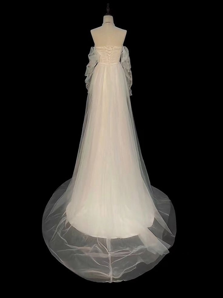 Long Bridal Gown Wedding Party Dress