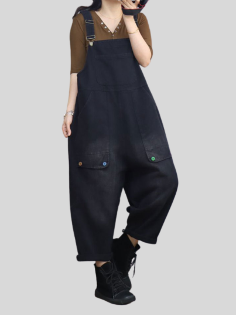 WallFlower Womens's Denim High Waist Overalls - Fashionpara