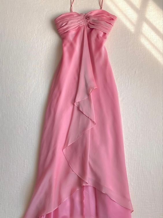 Pink Long Prom Dresses Sweet Formal Party Dress - Fashionpara
