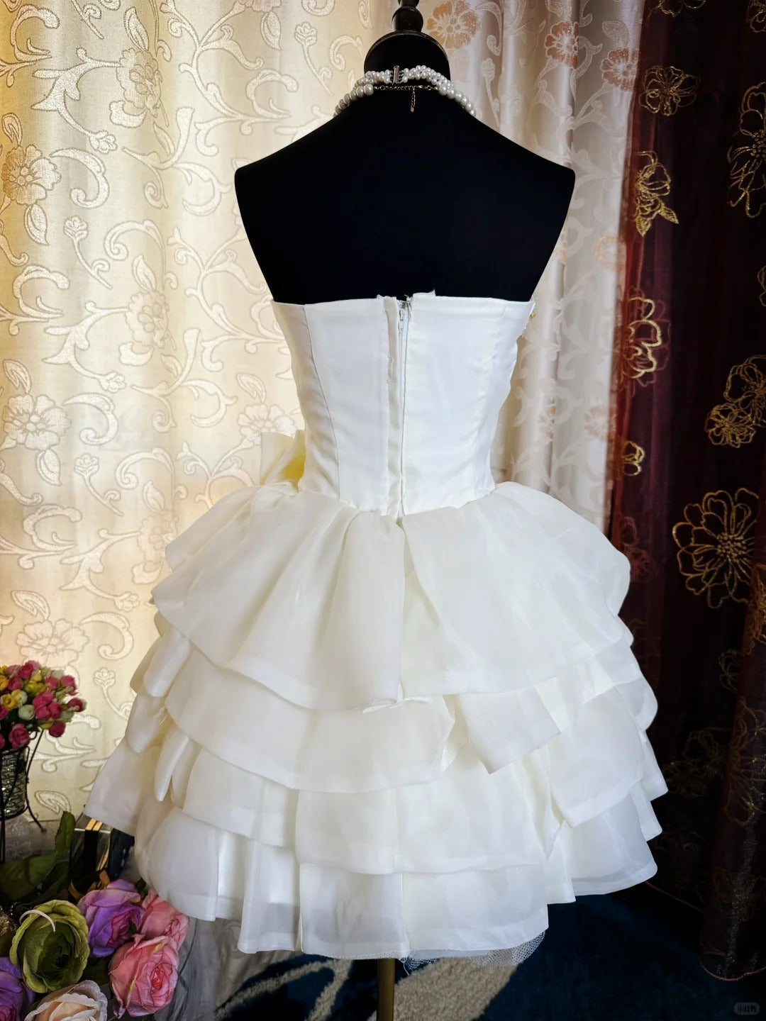 A Line Birthday Outfit Short Evening Dress Short Party Dress Vintage Homecoming Dress - Fashionpara