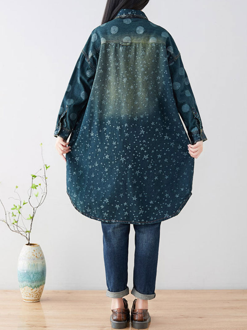 Diamonds In The Sky Shirt Dress - Fashionpara