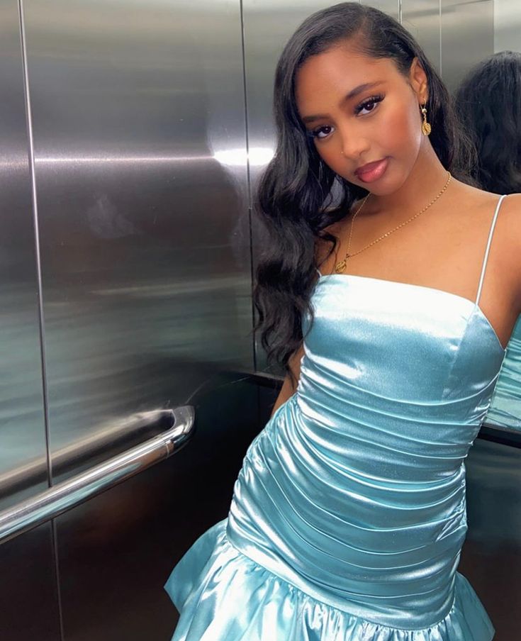 Blue Sheath Short Evening Dress Cocktail Dresses Short Party Dress - Fashionpara