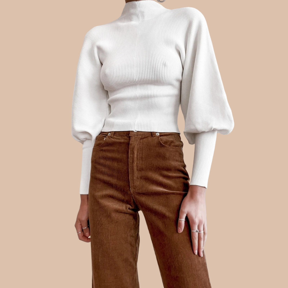 Orro Shop Mickaela Knit Turtleneck Sweater for Elegance