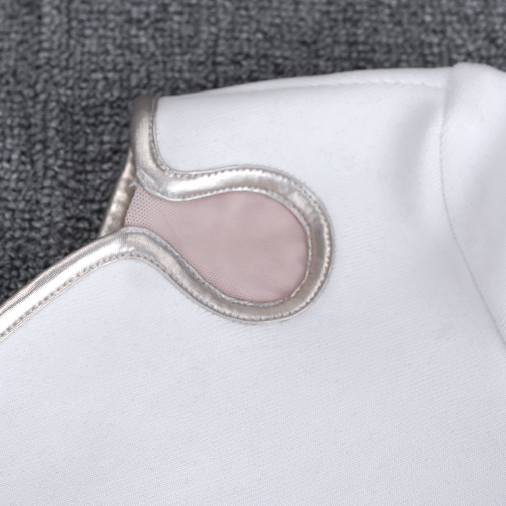 One-Shoulder Long-Sleeve Bandage Bodycon Mini Dress 9