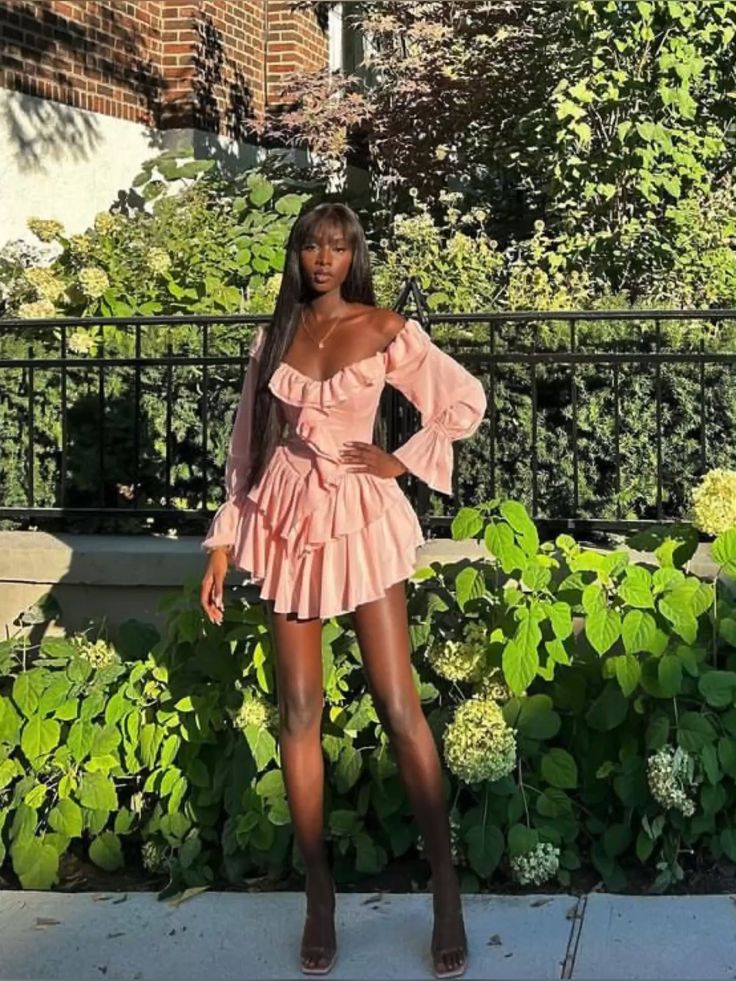 A Line Pink Birthday Outfit Short Evening Dress Cocktail Dresses Short Party Dress - Fashionpara