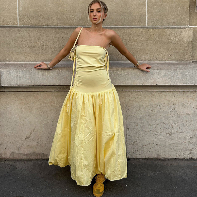 Katlene Dress - Yellow