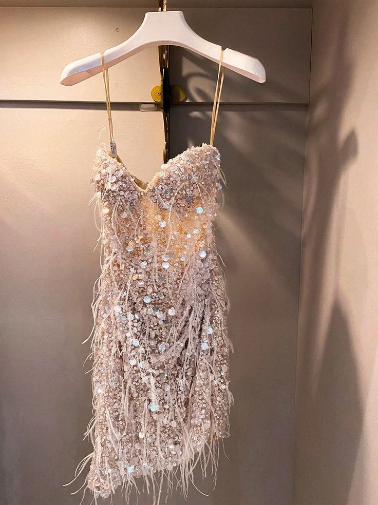 Sequin prom dresses, sheath short prom dresses - Fashionpara