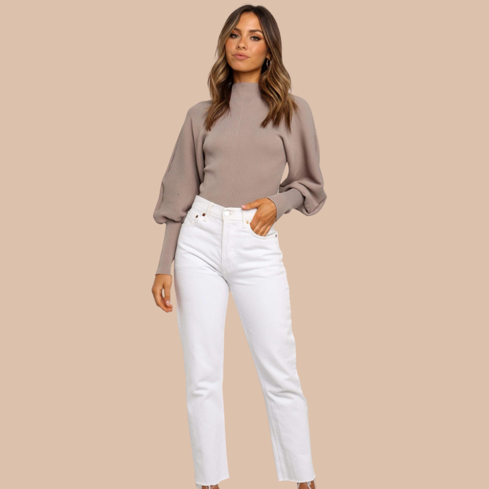 Mickaela Knit Turtleneck Sweater for Effortless Elegance