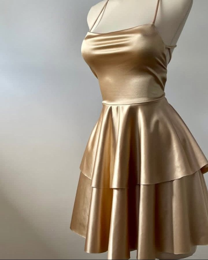 Simple Homecoming Dress Short Evening Dress Cocktail Dresses Short Party Dress - Fashionpara