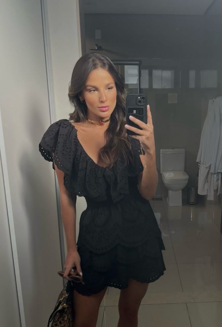 Black Lace Sexy Homecoming Dress Short Evening Dress Cocktail Dresses Short Party Dress - Fashionpara