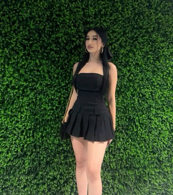 Black A Line Birthday Outfit Short Evening Dress Short Party Dress Cocktail Dresses - Fashionpara