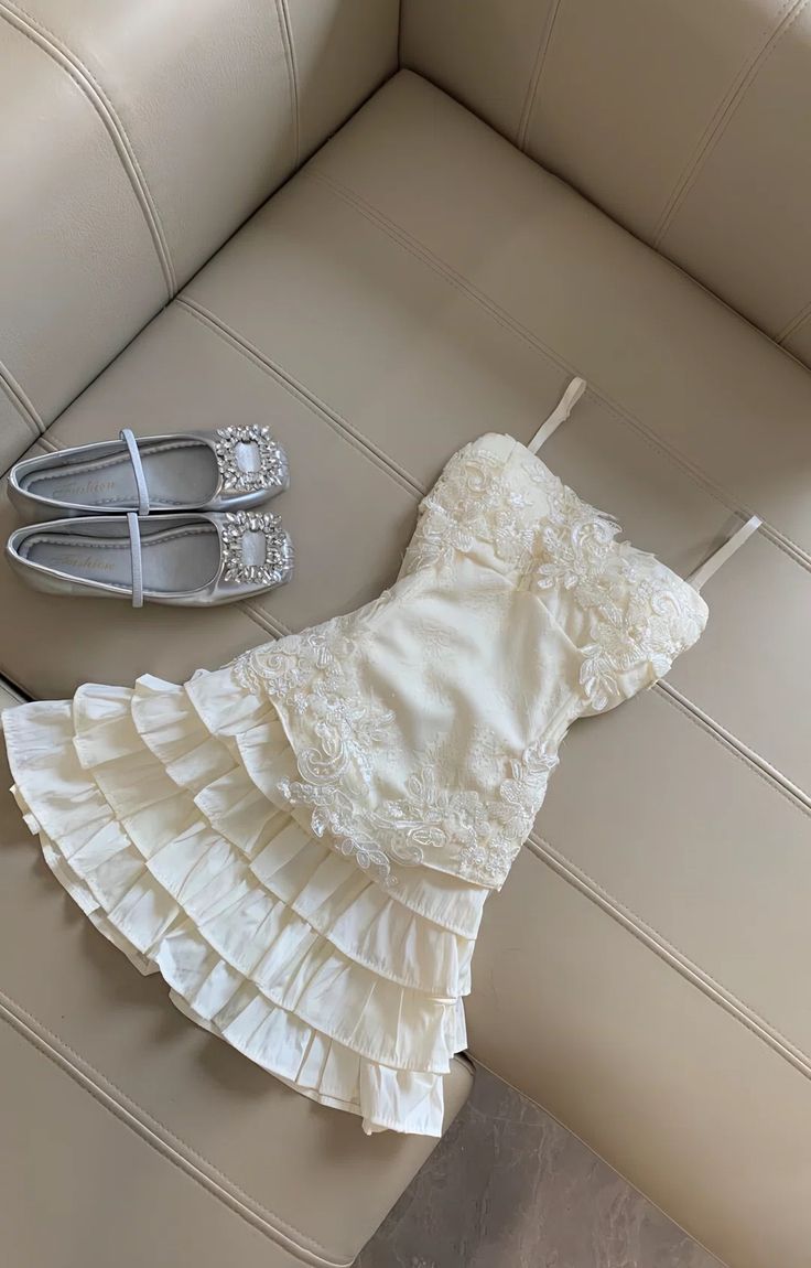 Sexy Ivory Short Prom Dress Mini Birthday Party Dress Homecoming Dress - Fashionpara