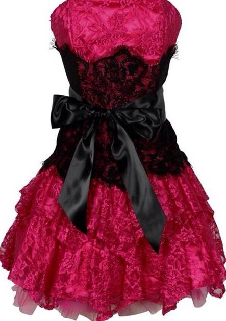 A Line Lace Short Prom Dress Birthday Party Dress Homecoming Dress - Fashionpara