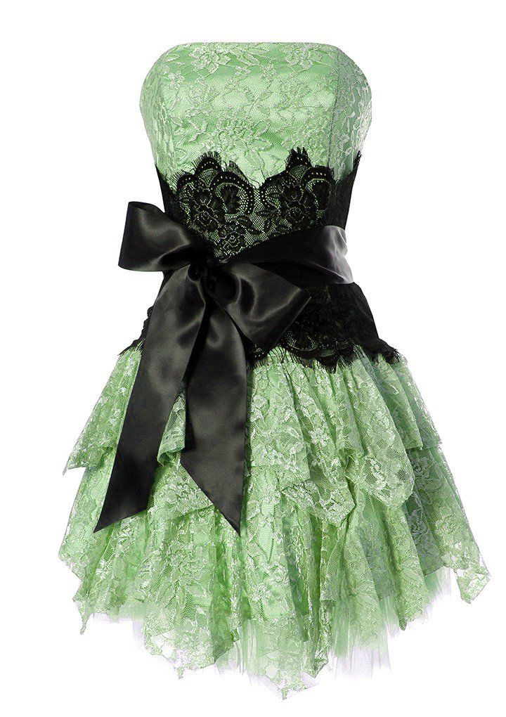 A Line Lace Short Prom Dress Birthday Party Dress Homecoming Dress - Fashionpara