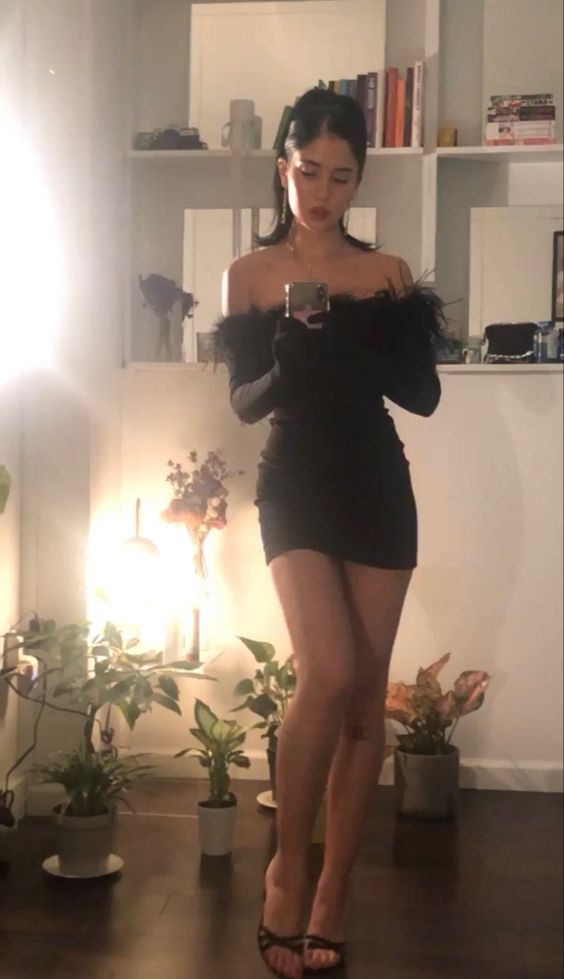 Black Sexy Off The Shoulder Short Prom Party Dresses - Fashionpara