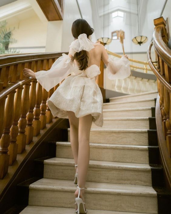 A Line Homecoming Dress Short Evening Dress Cocktail Dresses Short Party Dress - Fashionpara