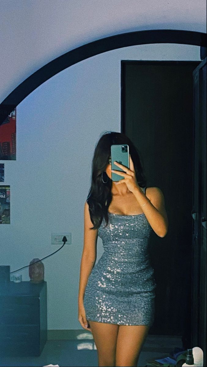 Sequin Sheath Fashion Birthday Outfit Short Evening Dress Short Party Dress Cocktail Dresses - Fashionpara