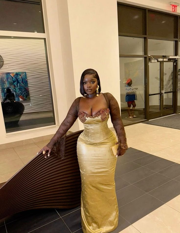 Sexy Mermaid Long Party Prom Dresses Sheath Evening Dresses - Fashionpara