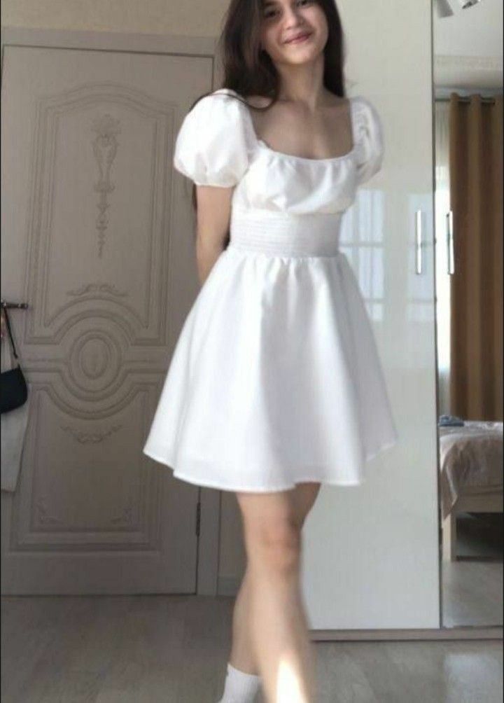 White Birthday Outfit Short Evening Dress Cocktail Dresses Short Party Dress Homecoming Dress - Fashionpara