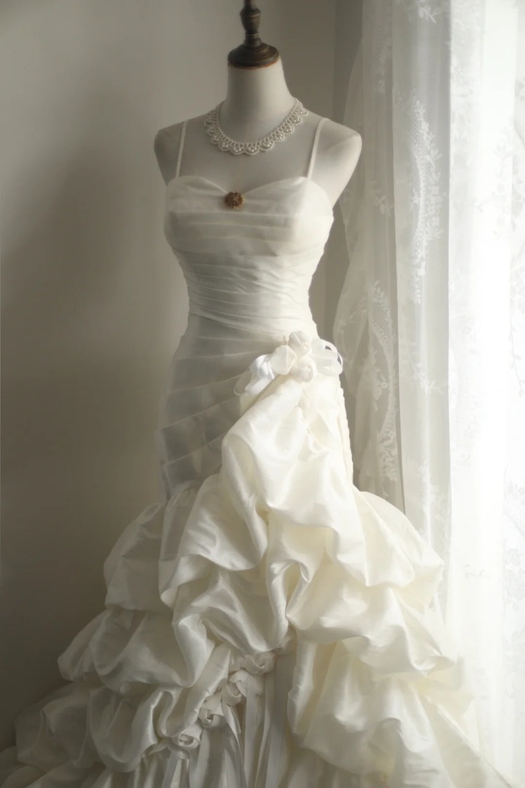 White Party Dress Long Evening Dress Princess Wedding Dress