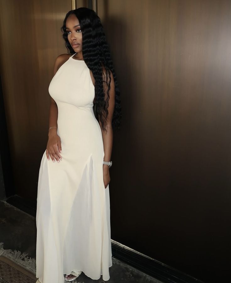 White Long Prom Dress New Arrive Party Dress Evening Dress - Fashionpara