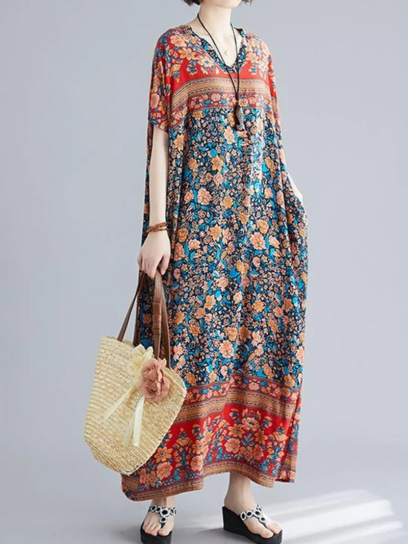 Comes Once To Set Kaftan Dress - Fashionpara