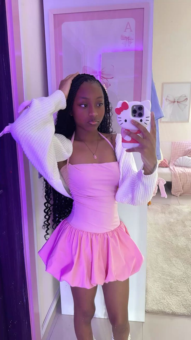 Pink Birthday Outfit Short Evening Dress Cocktail Dresses Short Party Dress - Fashionpara