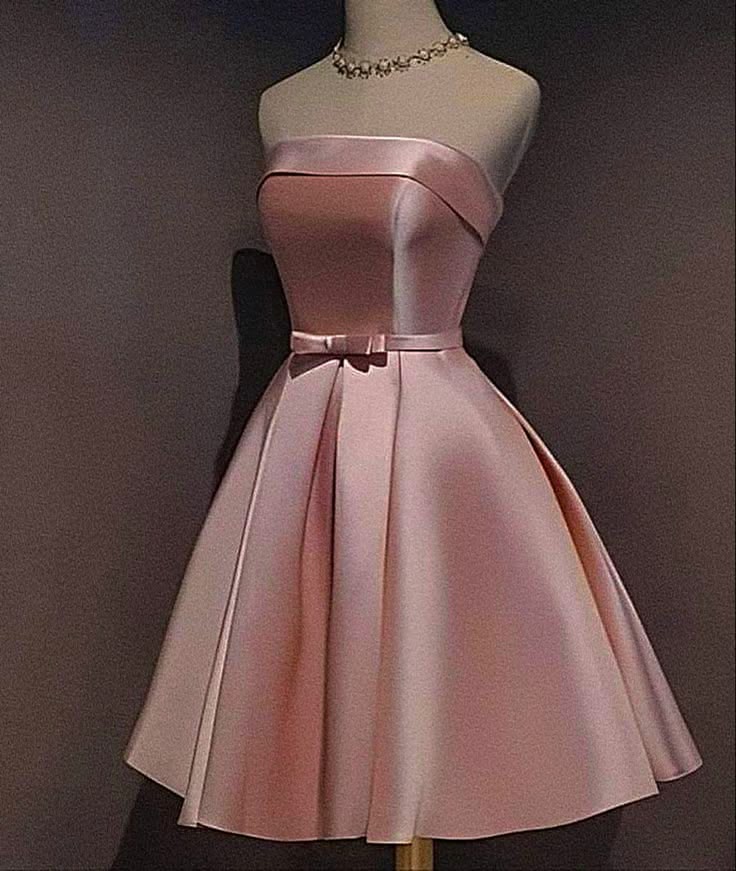 Pink Homecoming Dress Lovely Short Party Dress - Fashionpara