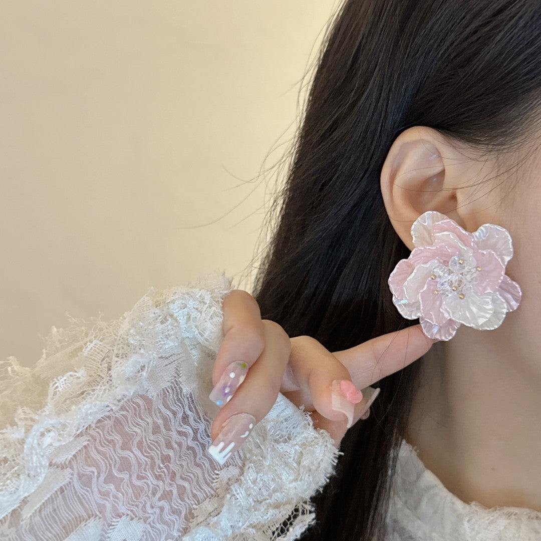 3D Flower Earrings