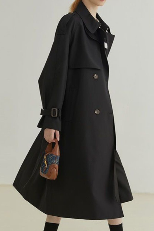 British Mid Length Trendy Elegant Overcoat - Fashionpara