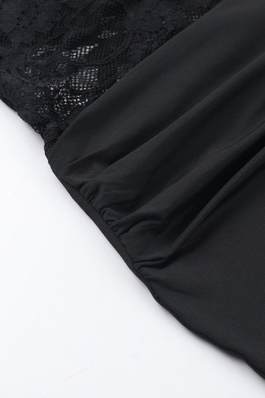 Halter Lace Cutout Bodycon Mini Party Dress