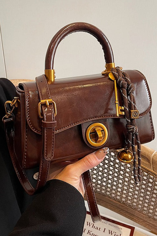 Red Square Mini Bag Handheld Shoulder Crossbody Bag